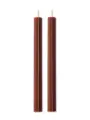 Набор из двух свечей 24,5см интерьерные коричневого цвета из коллекции Edge Tkano TK24-CND0014