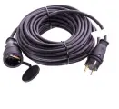 Удлинитель уличный ip44, ПВС 3х2.5, 1 розетка 7 метров.