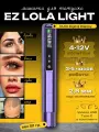 Беспроводная машинка для перманентного макияжа EZ Lola Light, аппарат для татуажа с регулировкой мощности и частоты ударов иглы