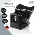 Автокресло детское Britax Roemer SWIVEL 2 Space Black для детей с рождения до 7 лет, ростом 40 - 125 см, черный