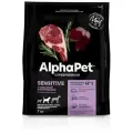 ALPHAPET SUPERPREMIUM сухой корм для взрослых собак средних пород с чувствительным пищеварением с бараниной и потрошками 7кг х 3 шт