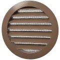Решетка вентиляционная круглая D125 мм RAL8025 бледно-коричневый матовый