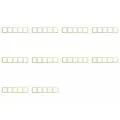 Рамка 5-ая, горизонтальная Glossa Schneider Electric, Бежевый (10 шт)