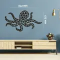 Деревянный декор настенный, панно, пазл EWA Design Большой Осьминог