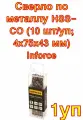 Сверло по металлу HSS-CO (10 шт/уп; 4x75x43 мм) Inforce
