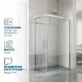 Душевой уголок GWMPKB019RC 110x105 см, цвет фурнитуры хром блестящий, стекло бесцветное закаленное 6 мм