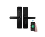 HD-com Туйя-WiFi SL(8.1.1) - биометрический Wi-Fi умный замок на входную дверь (биометрический сканер отпечатка пальца)
