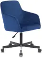Кресло Бюрократ CH-380M сапфировый Italia 17 зигзаг крестовина металл