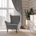 Кресло для отдыха ГУД ЛАКК Вало, 82х98х101 см, рогожка, серый