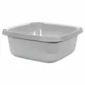 Таз пластиковый квадратный Curver Essentials 12 л, серый, 1729
