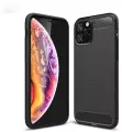 Чехол-накладка Carbon Fibre для iPhone 11 Pro (черный)