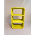 Столик-тумба из переработанного 3D-пластика, цвет - желтый