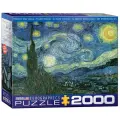 Пазл для взрослых Eurographics 2000 деталей: Звездная ночь Ван Гога