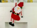 Носок для подарков 'праздник пришел!' - санта, текстиль, 44 см, Koopman International AAF517250-1