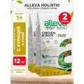 ALLEVA HOLISTIC ADULT DOG MEDIUM CHICKEN & DUCK беззерновой для взрослых собак средних пород с курицей, уткой, алоэ вера и женьшенем (12 + 12 кг)