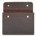 Чехол для Ноутбука 15,6 -16,0 дюймов из натуральной кожи (для HP, Honor, Asus, MacBook Pro 16), шоколадный, J. Audmorr - Newport 15.6 Brownee