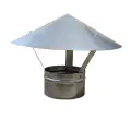 Зонт крышный, для круглых воздуховодов, D200(+) из нержавеющей стали AISI 304