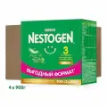 Молочко детское Nestle Nestogen Premium 3, с 12 месяцев, для комфортного пищеварения, 900 г 4 упаковки