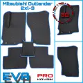 Eva(ЭВА)ЕВА коврики для Митсубиси Аутлендер 3, Аутлендер 2XL/Mitsubishi Outlander III 2012-2022г, Outlander II XL (2005-2012г. в.)