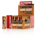 Л-Карнитин Nutrend Carnitine 3000 Shot, 20 бутылочек * 60 мл, Вкус Orange / Апельсин