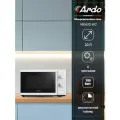 Микроволновая печь Ardo 20 л. механический таймер с механическим управлением, поворотным столом 25,5 см, мощность 700 Вт