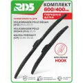 600 400 мм. Комплект гибридных щеток стеклоочистителя RD5 дворники на Volkswagen Polo Sedan; Фольксваген Поло Седан; Mazda Premacy; Мазда Премаси