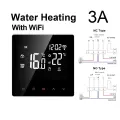 Термостат для умного дома AVATTO Tuya, Wi-Fi, 3 / 16A, черный, WiFi Water Heating