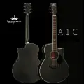 Kepma A1C Black Matt акустическая гитара, цвет черный