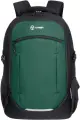 Рюкзак TORBER CLASS X, чёрно-зелёный, 46 x 32 x 18 см + Мешок для сменной обуви в подарок, T9355-23-Bl