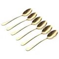 Доляна Набор ложек столовых Голд 6 шт. золотистый 6 6 позолота 20.5 см
