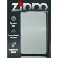 Зажигалка бензиновая Zippo Satin Chrome 205, в подарочной коробке