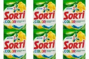 Sorti Порошок стиральный Автомат Color, 350 г, 6 шт