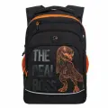 Рюкзак школьный GRIZZLY с карманом для ноутбука 13, анатомической спинкой, для мальчика RB-450-3/1