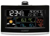 Метеостанция La Crosse WS6837 Black с проектором