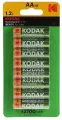 Комплект аккумуляторных батареек Kodak HR6-8BL 2700mAh