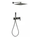 Душевая система скрытого монтажа Grocenberg GB5080BG Графит с Картриджем Kerox (Венгрия)
