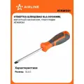 Отвертка шлицевая SL6.0x100мм, магнитный наконечник, пласт. подве ATAW061 AIRLINE