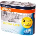 Лампа галогенная Osram H7 Ultra Life 12V, 55W, 2 шт