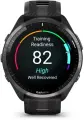 Умные часы Garmin Forerunner 965, с титановым безелем и силиконовым черным ремешком (010-02809-10)