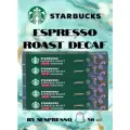 Кофе в капсулах Starbucks Espresso Roast Decaf, молотый, темной обжарки, для системы Nespresso, 50 капсул, 5 упаковок