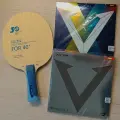 Ручная сборка! Yinhe V14 pro ALC + Xiom vega X + Xiom vega pro / Ракетка для настольного тенниса