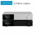 Аудиодекодер TOPPING D70 PRO, SABRE, металл, черный, 5.0 экран