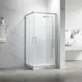 Душевой угол Veconi Rovigo 800х1100 мм (габариты площадки) стекло Прозрачное 5 мм RV27CH-11080-01-C8