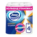 Бумажные полотенца Zewa Expert без принта, куб, 4 рулона