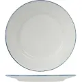 Тарелка Steelite Блю Дэппл мелкая 300х300х25мм, фарфор, белый-голубой