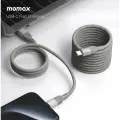 Магнитный кабель Momax Mag Link Usb-C to Usb-C 100W 1m. - Titanium Chroma
