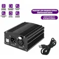 Фантомное питание PHP3 для конденсаторных микрофонов с USB кабелем питания, 48V