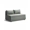 Диван-кровать раскладной Salotti милк рогожка Vissle серый