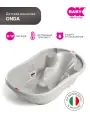 Ванночка для купания анатомическая Ok Baby Onda Серый