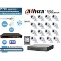 Полный готовый DAHUA комплект видеонаблюдения на 16 камер 4мП (KITD16IP100W4MP_HDD500Gb)